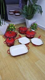 Enamel cookware set