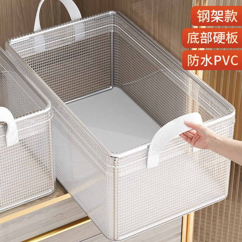 Thick transparent fabric closet