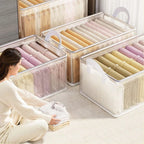 Thick transparent fabric closet