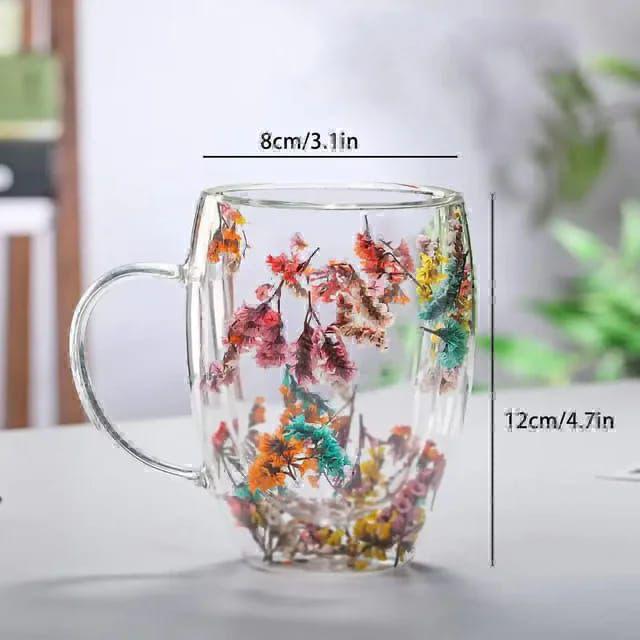 Insulated Double Wall Glass Cup