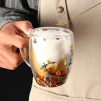 Insulated Double Wall Glass Cup