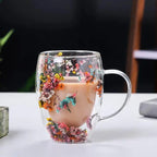 Insulated Double Wall Glass Cup