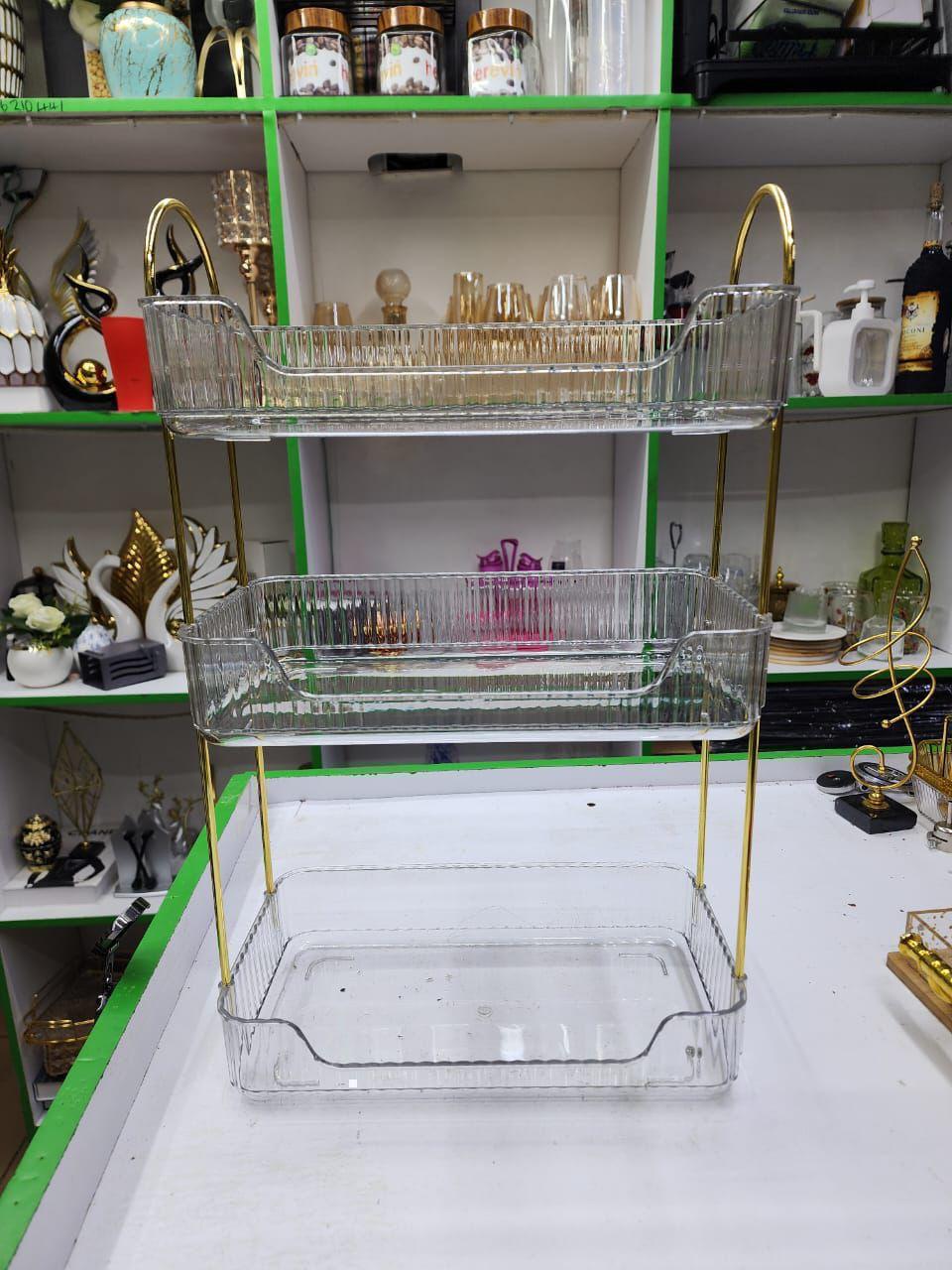 Rectangular cosmetic organizer