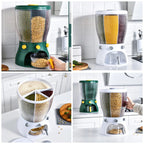 Partitioned Rotating Cereal dispenser