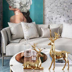 Gold Deer Decor