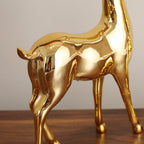 Gold Deer Decor