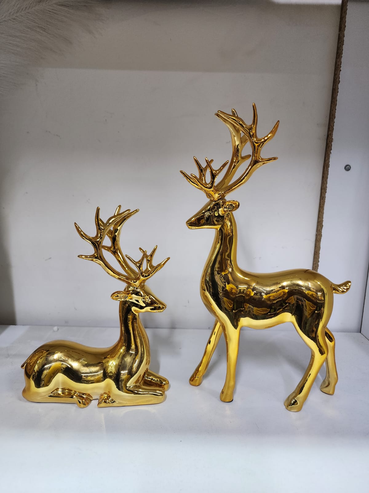 Gold Deer Decor