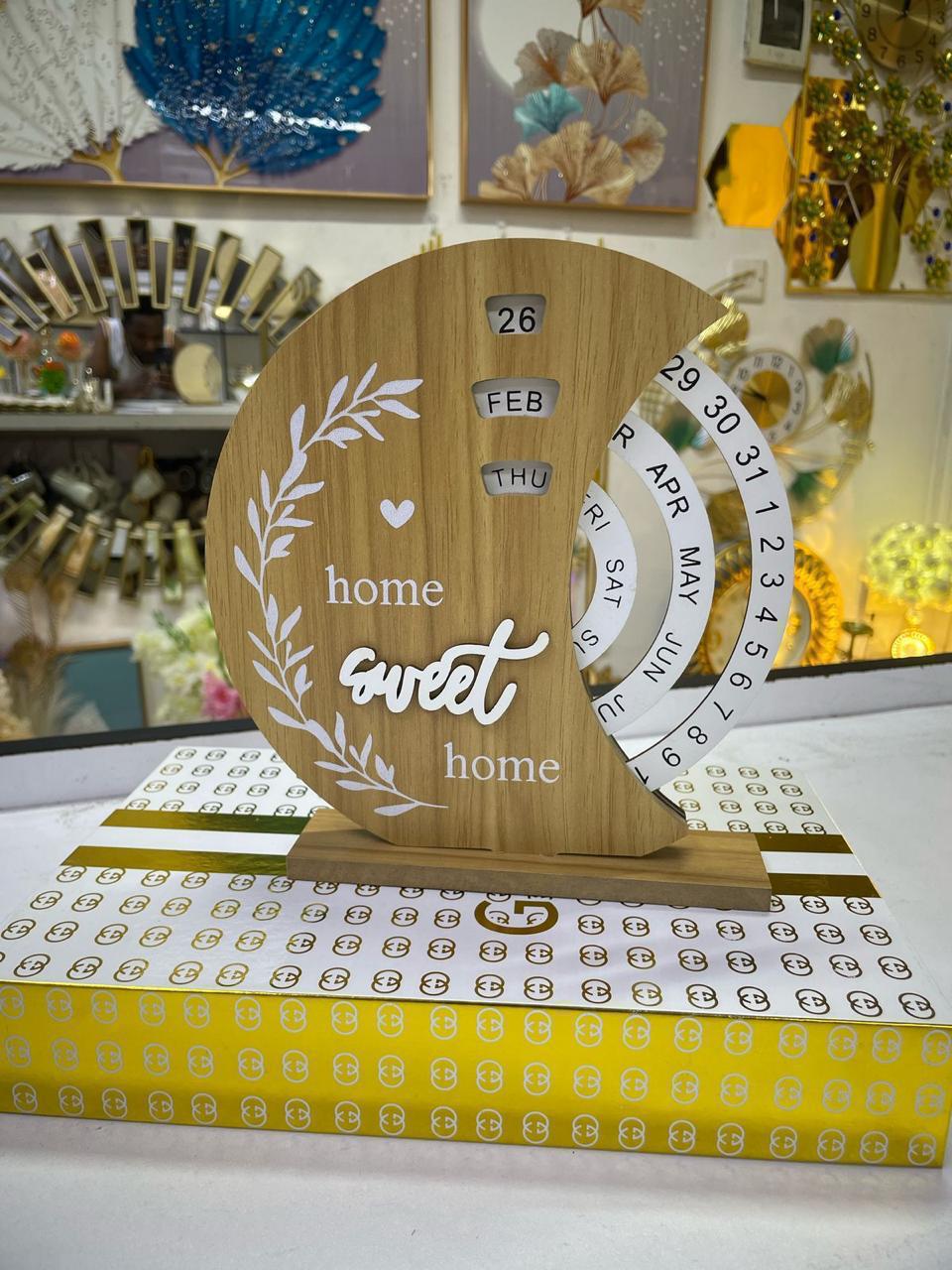 Wooden Creative Perpetual Calendar