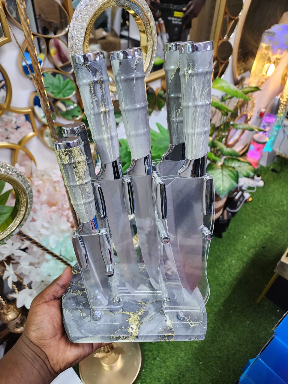 Stainless steel knife set