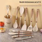 silicone Non stick cooking spoon set