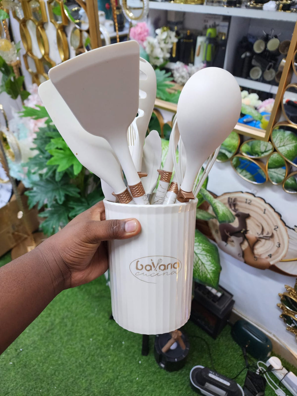 silicone Non stick cooking spoon set