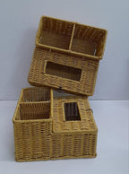 3 slots storage organizer with serviette holder