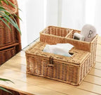 3 slots storage organizer with serviette holder