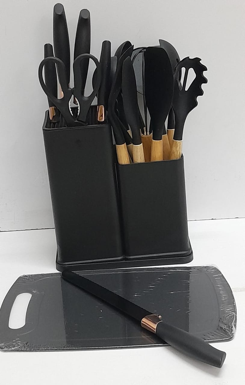 19 in 1Heat resistance silicone spoon set