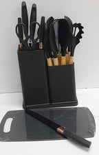 19 in 1Heat resistance silicone spoon set