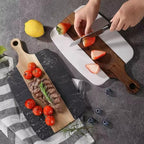 CUTTING MARBLE BOARD STONE + ACACIA or SERVING tray