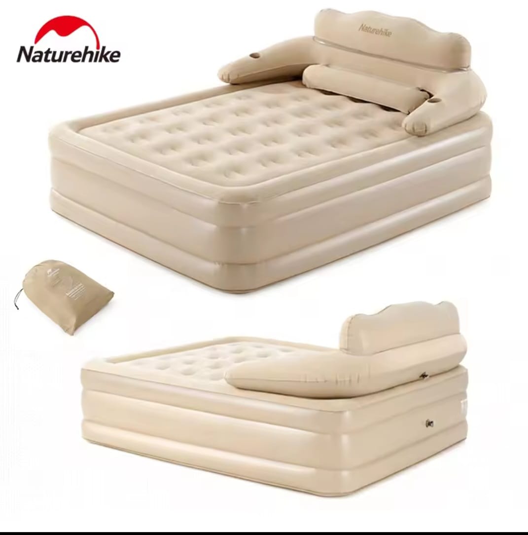 Inflatable bed with backrest&nbsp;