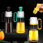 Oil Dispenser with BBQ Brush Oil Dropper Bottle with Silicone Brush