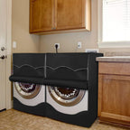Front load washing machine cover