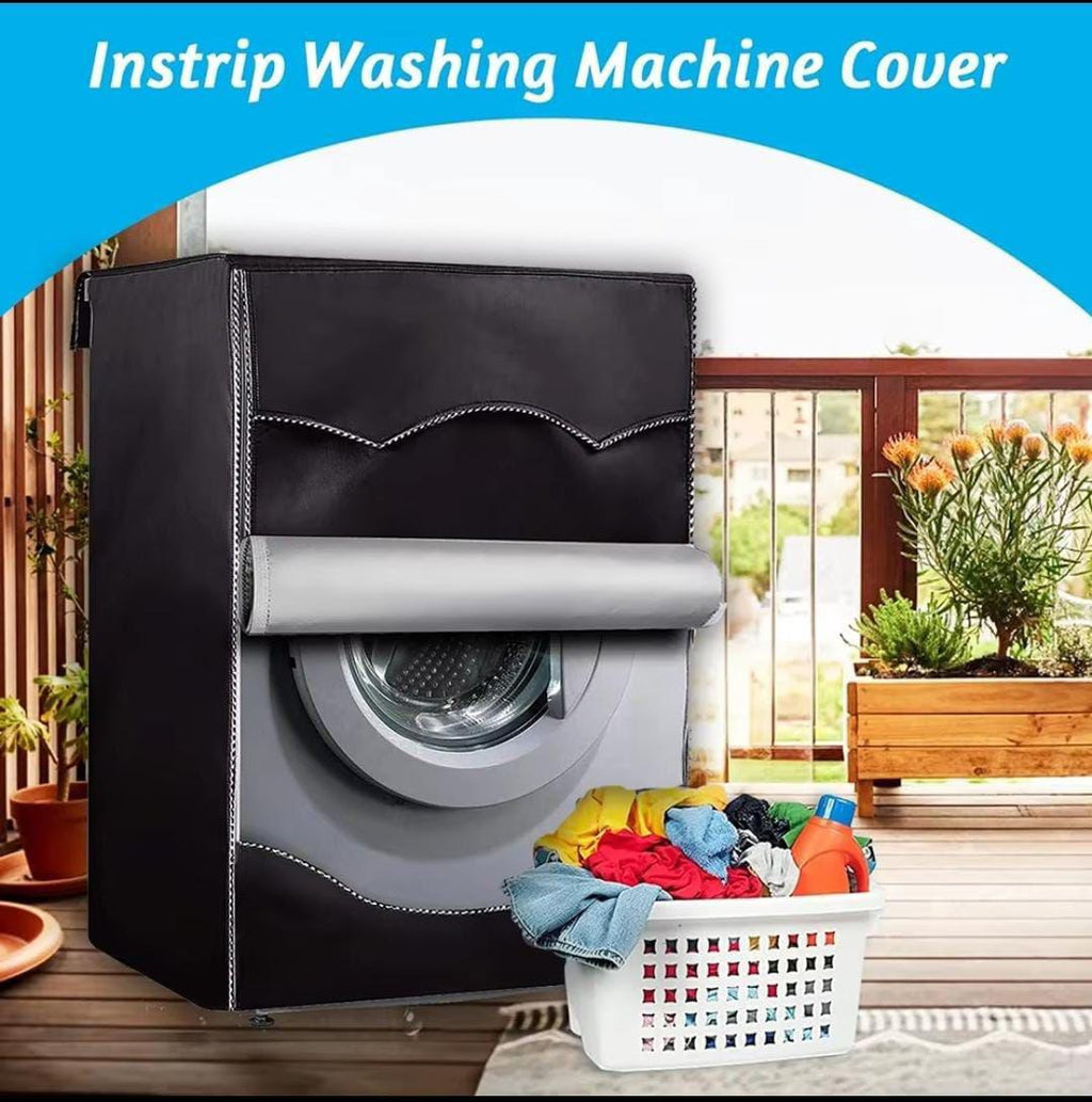 Front load washing machine cover