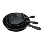 Pre-seasoned cast-iron set