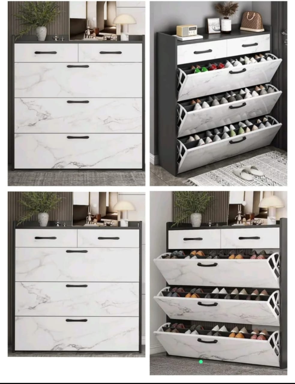 BUCKET FLIP SHOE RACK