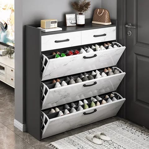 BUCKET FLIP SHOE RACK
