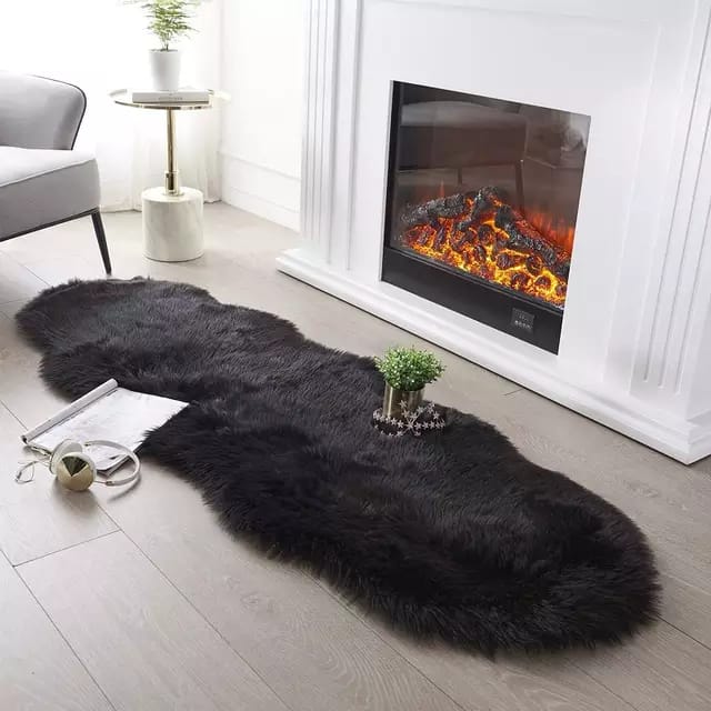 Faux fur mat