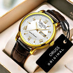 ORUSS MEN DAY &amp; DATE WATCH