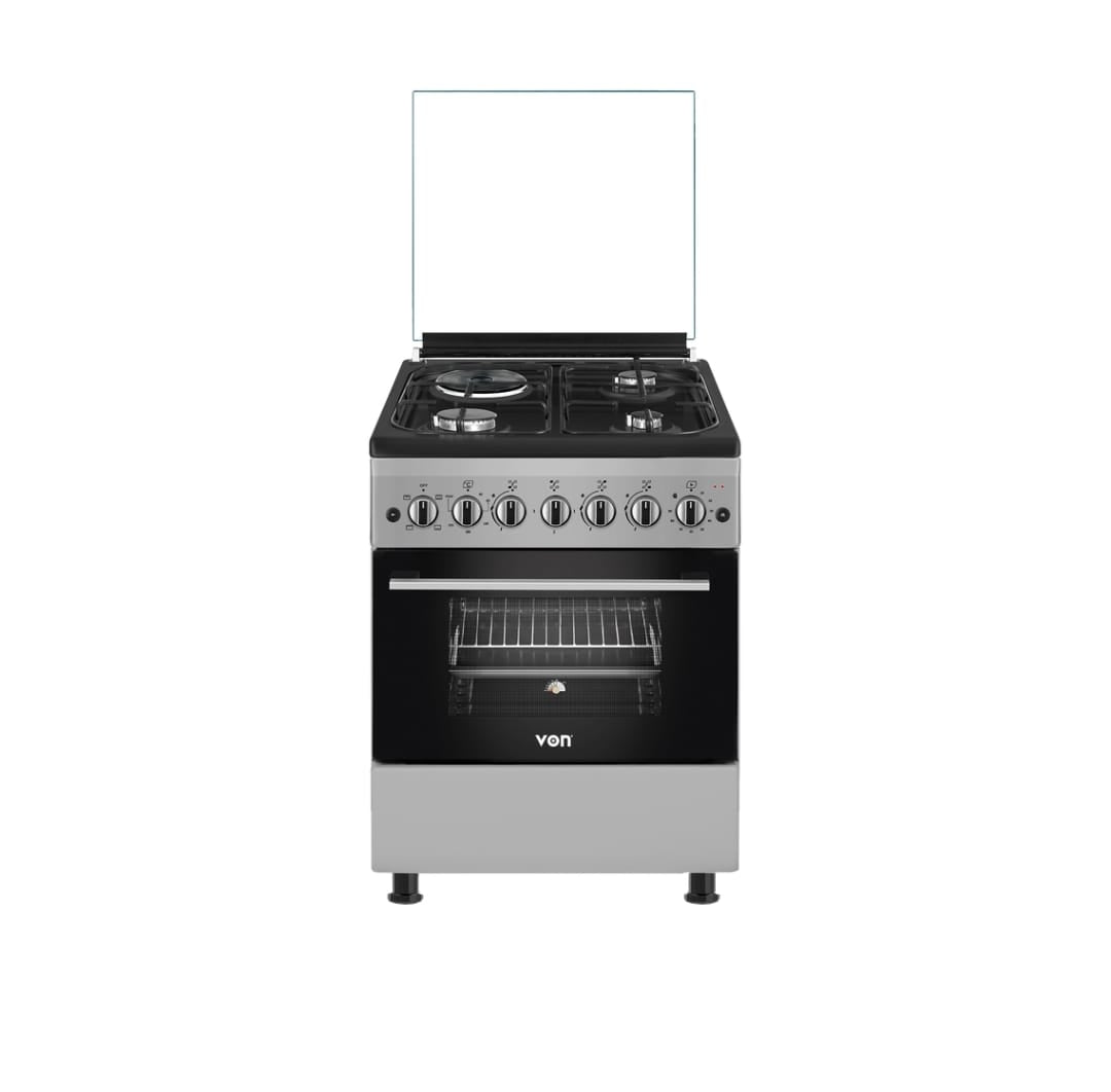 Von Cooker 3 Gas + 1 Electric - VCF553141NFS, Silver