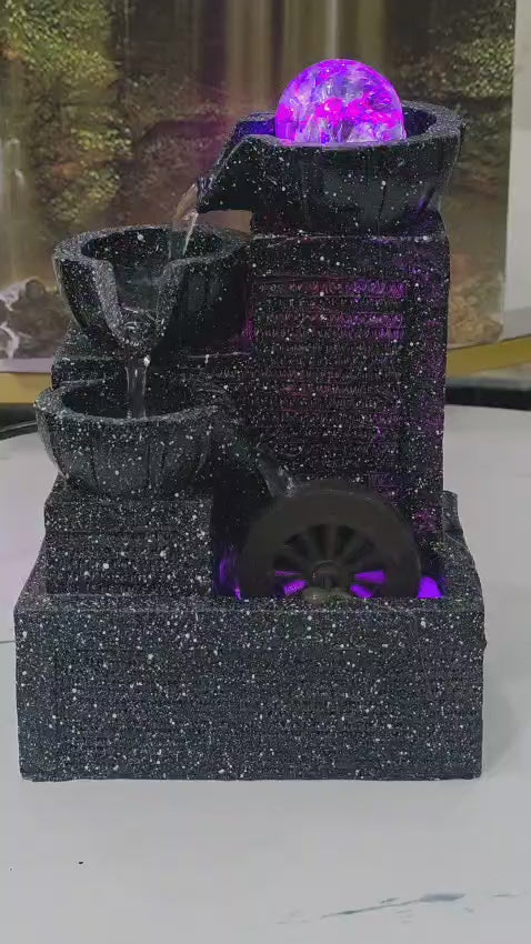 Indoor waterfall fountain  table decor