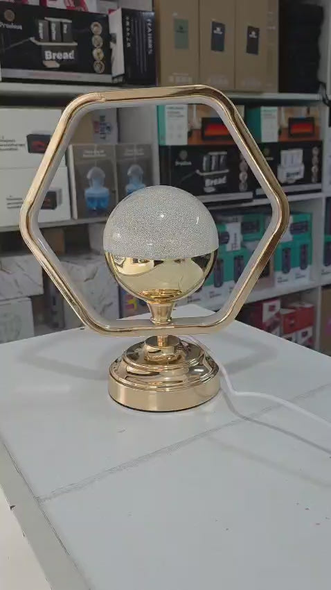 Nordic minimalist hexagon creative table lamp